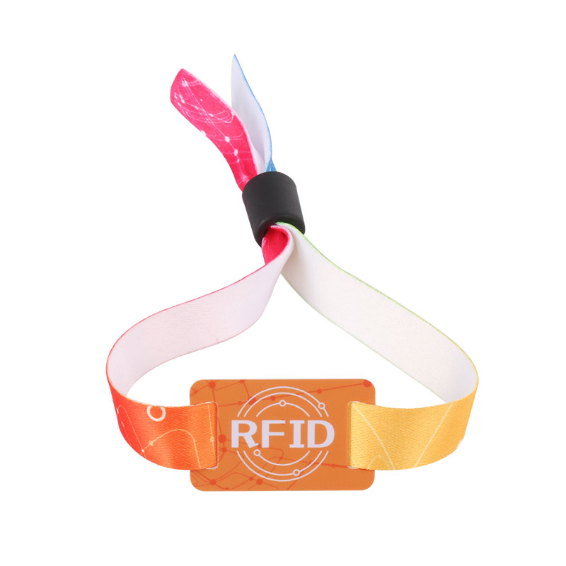 125Khz ID Rfid Nylon Βραχιόλια Proximity Woven Wristbands